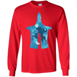 T-Shirts Red / YS Chinese Portrait Youth Long Sleeve T-Shirt