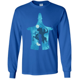 T-Shirts Royal / YS Chinese Portrait Youth Long Sleeve T-Shirt