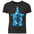 T-Shirts Vintage Black / YXS Chinese Portrait Youth Triblend T-Shirt