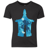 T-Shirts Vintage Black / YXS Chinese Portrait Youth Triblend T-Shirt