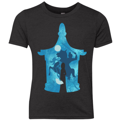 T-Shirts Vintage Black / YXS Chinese Portrait Youth Triblend T-Shirt