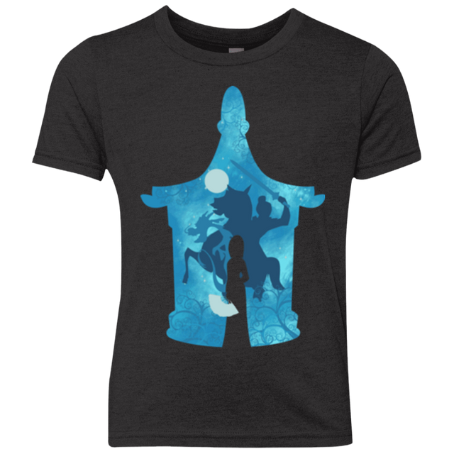 T-Shirts Vintage Black / YXS Chinese Portrait Youth Triblend T-Shirt