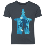T-Shirts Vintage Navy / YXS Chinese Portrait Youth Triblend T-Shirt