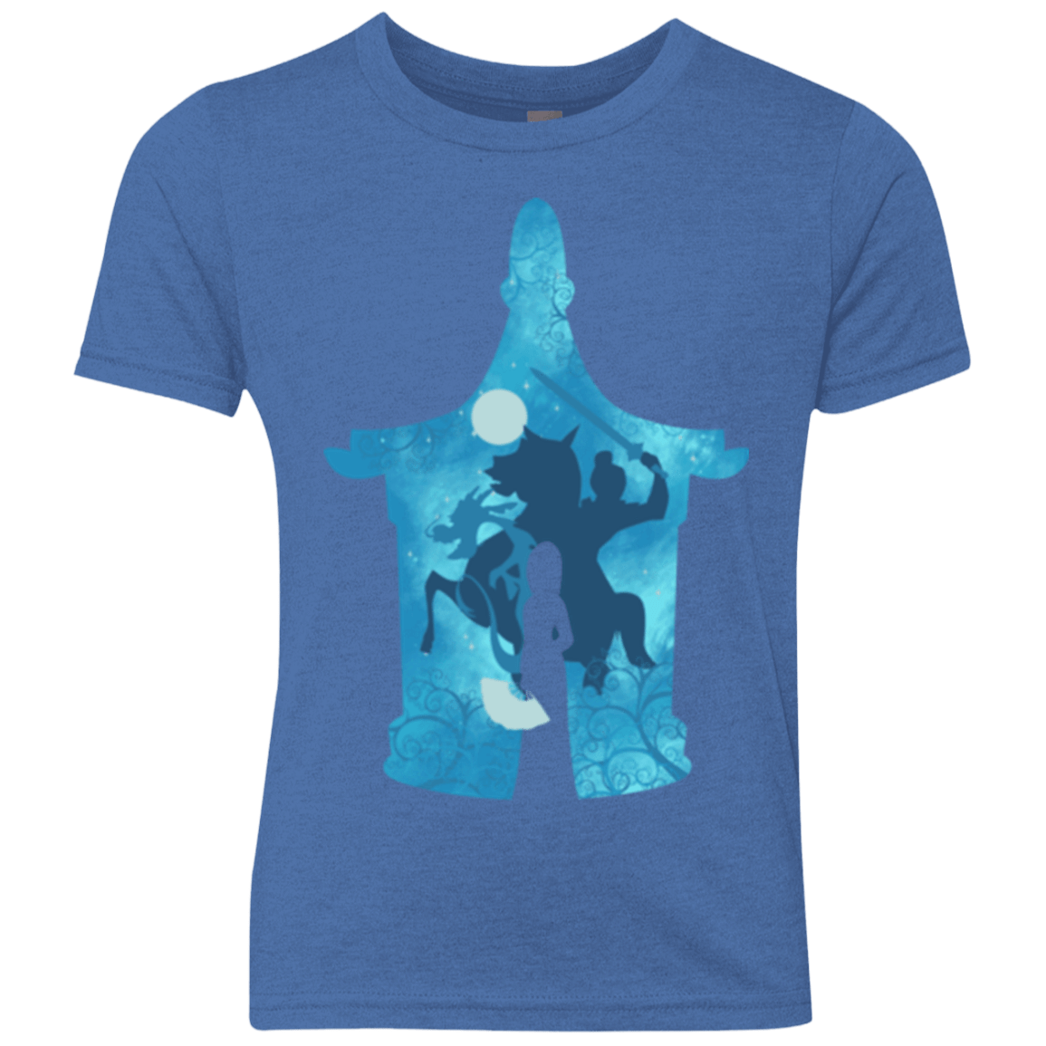 T-Shirts Vintage Royal / YXS Chinese Portrait Youth Triblend T-Shirt