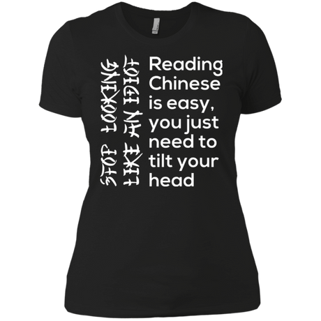 T-Shirts Black / X-Small Chinese Women's Premium T-Shirt