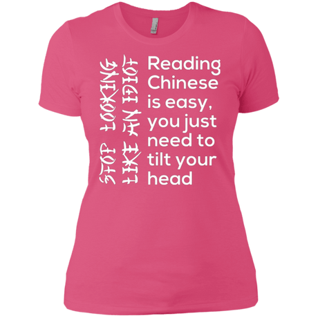 T-Shirts Hot Pink / X-Small Chinese Women's Premium T-Shirt