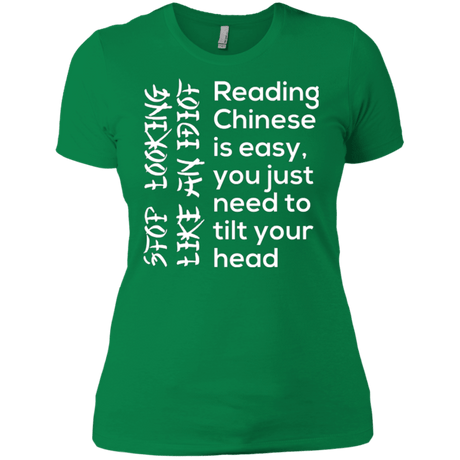 T-Shirts Kelly Green / X-Small Chinese Women's Premium T-Shirt