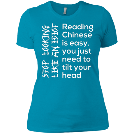 T-Shirts Turquoise / X-Small Chinese Women's Premium T-Shirt