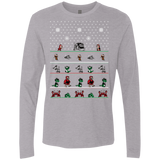 T-Shirts Heather Grey / Small Chip n Dale Christmas Rangers Men's Premium Long Sleeve