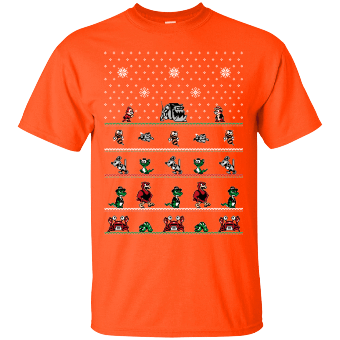 T-Shirts Orange / Small Chip n Dale Christmas Rangers T-Shirt