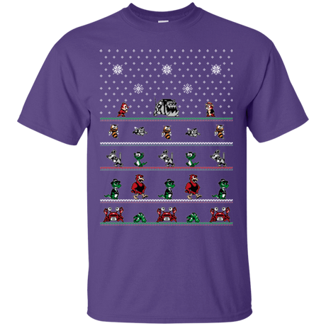 T-Shirts Purple / Small Chip n Dale Christmas Rangers T-Shirt