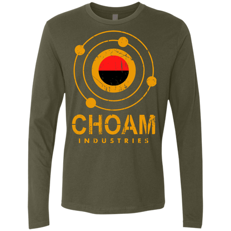T-Shirts Military Green / Small Choam Men's Premium Long Sleeve