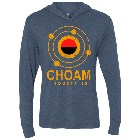 T-Shirts Indigo / X-Small Choam Triblend Long Sleeve Hoodie Tee