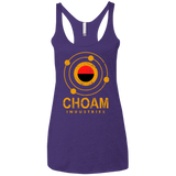 T-Shirts Purple / X-Small Choam Women's Triblend Racerback Tank