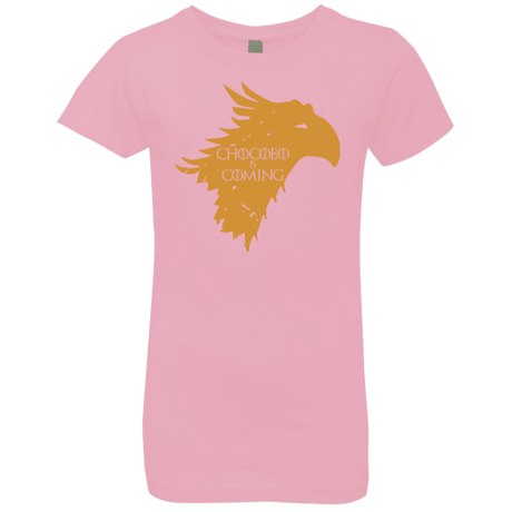 T-Shirts Light Pink / YXS Chocobo is Coming Girls Premium T-Shirt