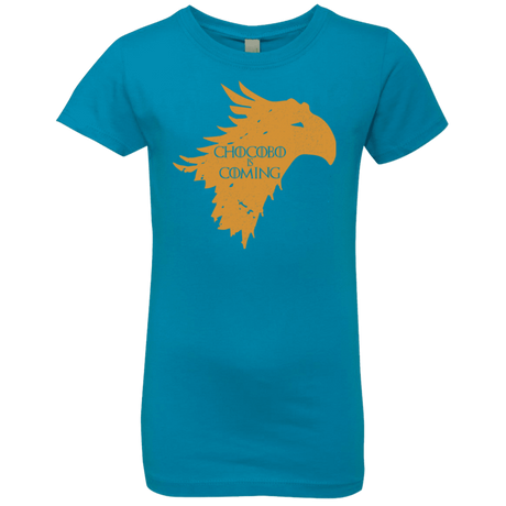 T-Shirts Turquoise / YXS Chocobo is Coming Girls Premium T-Shirt