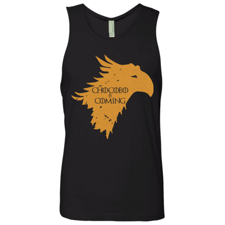 T-Shirts Black / Small Chocobo is Coming Men's Premium Tank Top