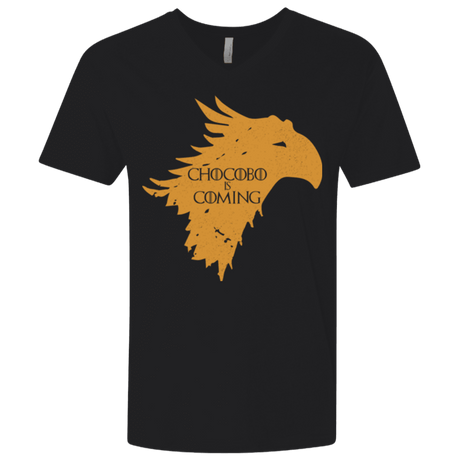 T-Shirts Black / X-Small Chocobo is Coming Men's Premium V-Neck