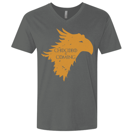 T-Shirts Heavy Metal / X-Small Chocobo is Coming Men's Premium V-Neck