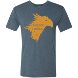 T-Shirts Indigo / Small Chocobo is Coming Men's Triblend T-Shirt