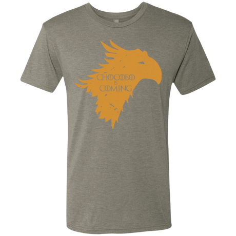 T-Shirts Venetian Grey / Small Chocobo is Coming Men's Triblend T-Shirt