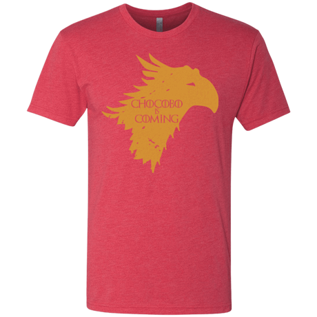 T-Shirts Vintage Red / Small Chocobo is Coming Men's Triblend T-Shirt