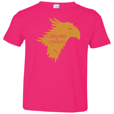 T-Shirts Hot Pink / 2T Chocobo is Coming Toddler Premium T-Shirt