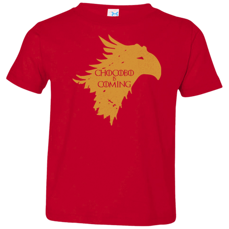 T-Shirts Red / 2T Chocobo is Coming Toddler Premium T-Shirt