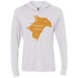 T-Shirts Heather White / X-Small Chocobo is Coming Triblend Long Sleeve Hoodie Tee