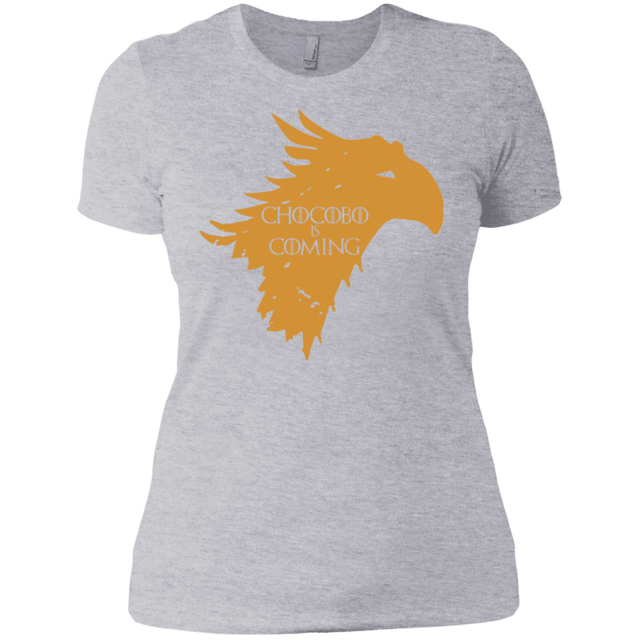 T-Shirts Heather Grey / X-Small Chocobo is Coming Women's Premium T-Shirt