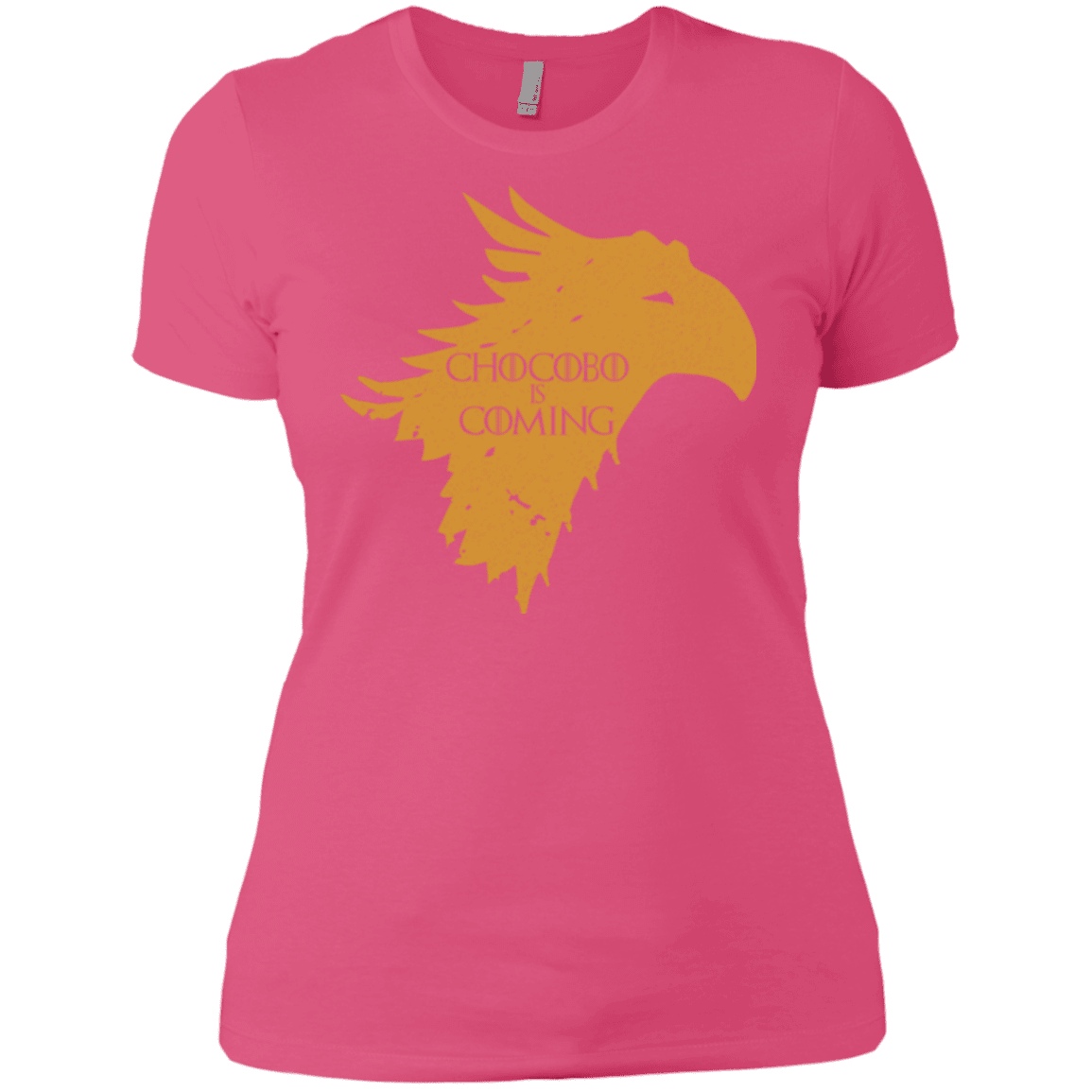 T-Shirts Hot Pink / X-Small Chocobo is Coming Women's Premium T-Shirt