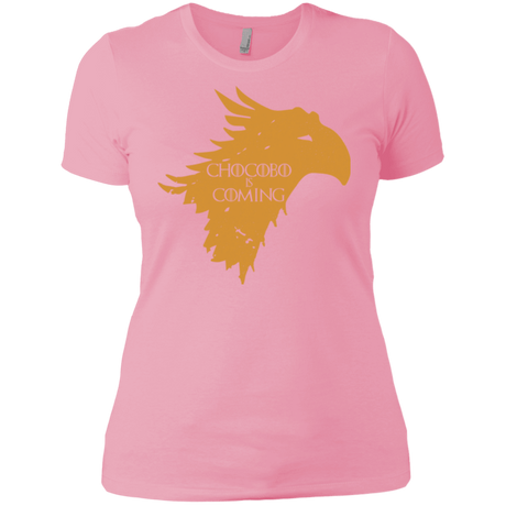 T-Shirts Light Pink / X-Small Chocobo is Coming Women's Premium T-Shirt