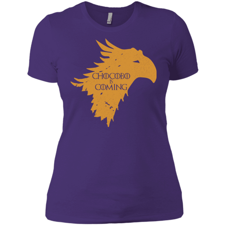 T-Shirts Purple / X-Small Chocobo is Coming Women's Premium T-Shirt