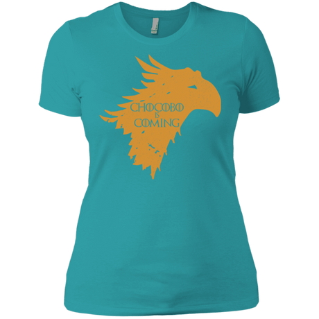 T-Shirts Tahiti Blue / X-Small Chocobo is Coming Women's Premium T-Shirt