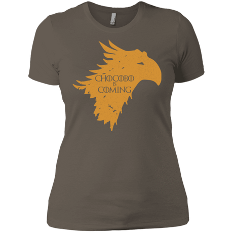 T-Shirts Warm Grey / X-Small Chocobo is Coming Women's Premium T-Shirt