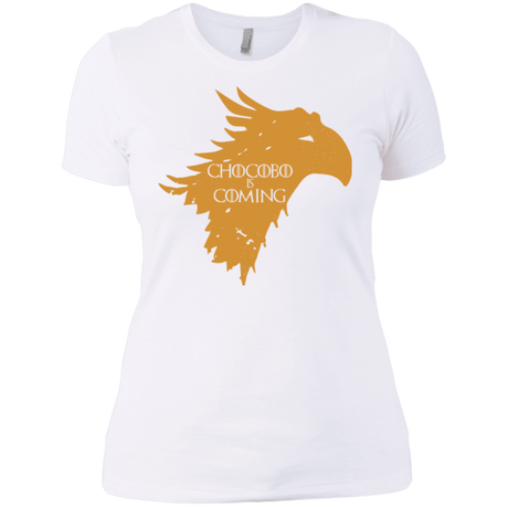 T-Shirts White / X-Small Chocobo is Coming Women's Premium T-Shirt