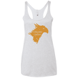 T-Shirts Heather White / X-Small Chocobo is Coming Women's Triblend Racerback Tank