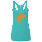 T-Shirts Tahiti Blue / X-Small Chocobo is Coming Women's Triblend Racerback Tank