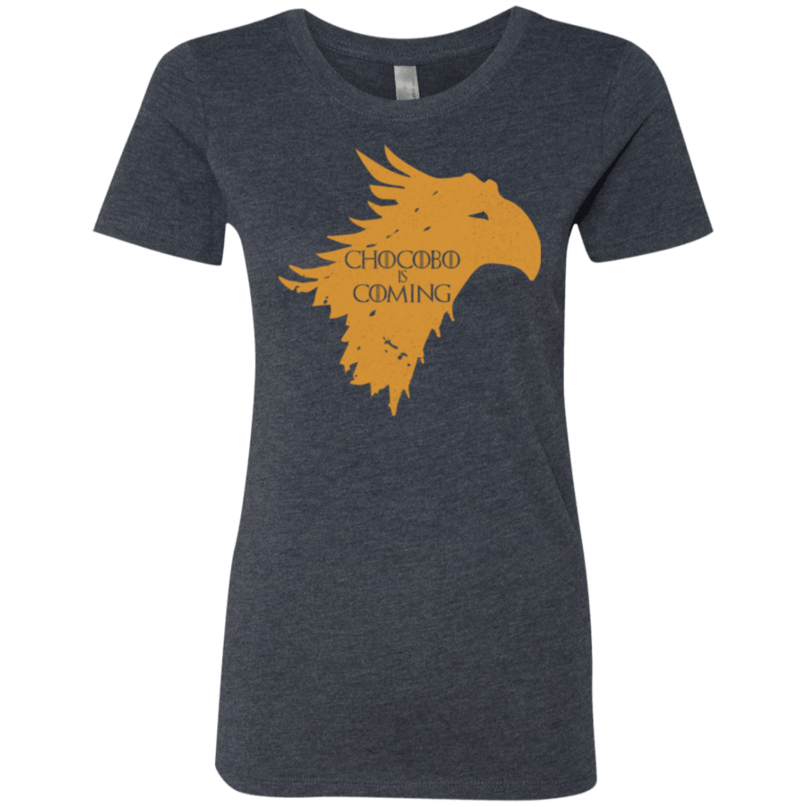 T-Shirts Vintage Navy / Small Chocobo is Coming Women's Triblend T-Shirt