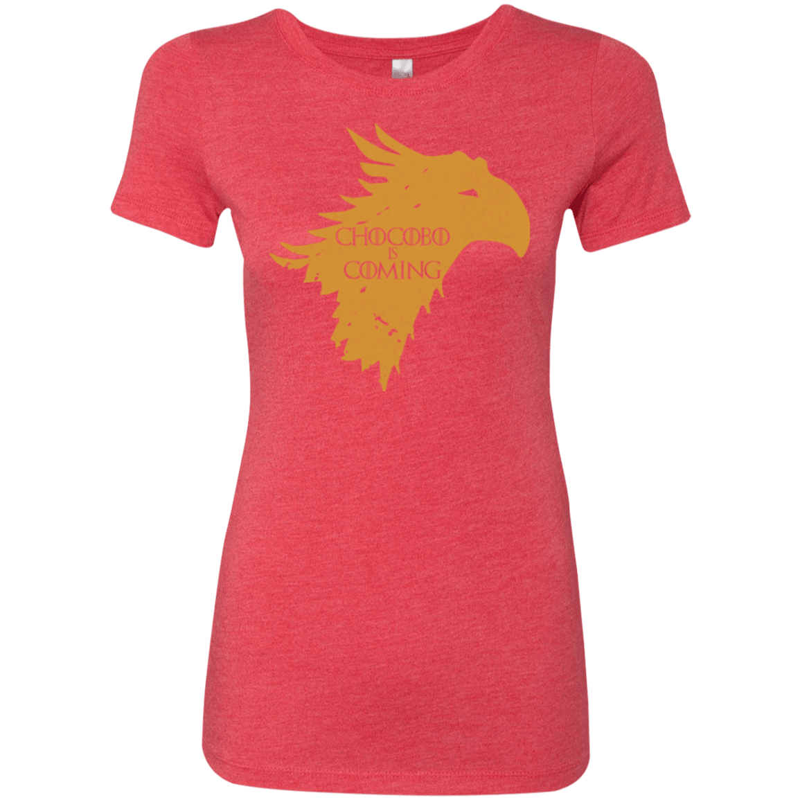 T-Shirts Vintage Red / Small Chocobo is Coming Women's Triblend T-Shirt