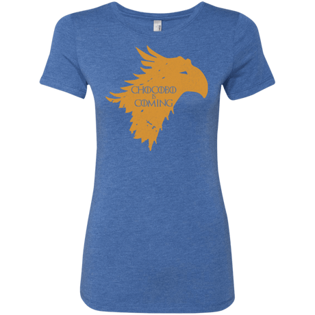 T-Shirts Vintage Royal / Small Chocobo is Coming Women's Triblend T-Shirt