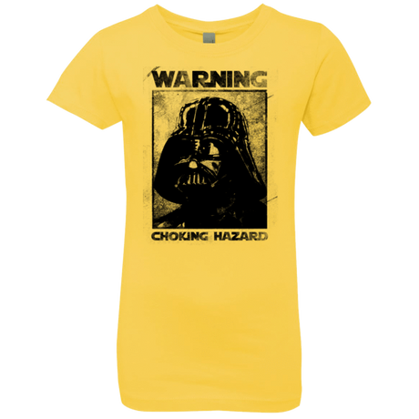 T-Shirts Vibrant Yellow / YXS Choking Hazard Girls Premium T-Shirt