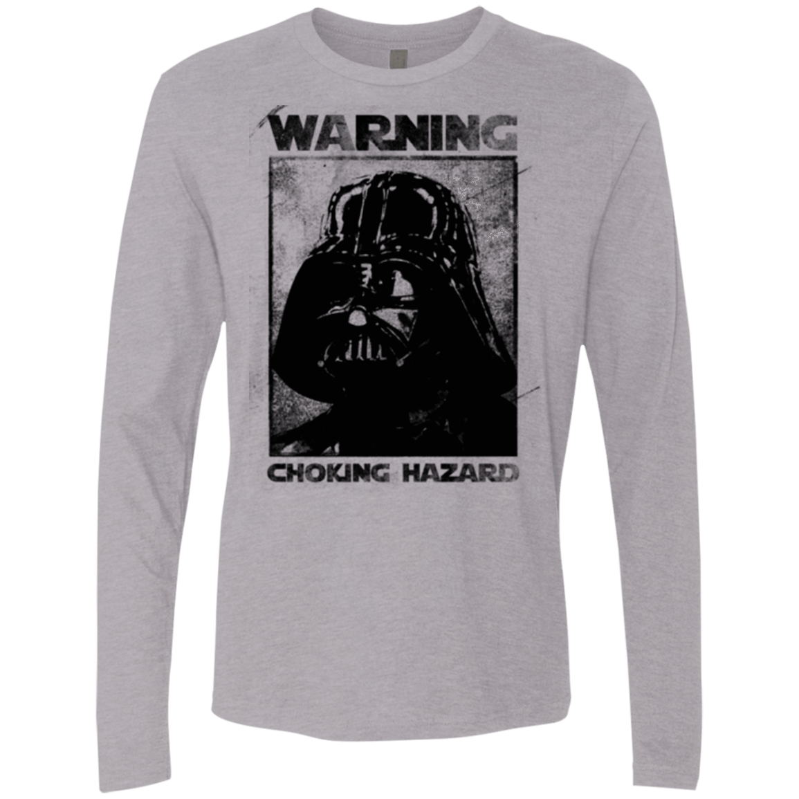 T-Shirts Heather Grey / Small Choking Hazard Men's Premium Long Sleeve