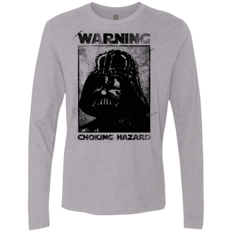 T-Shirts Heather Grey / Small Choking Hazard Men's Premium Long Sleeve