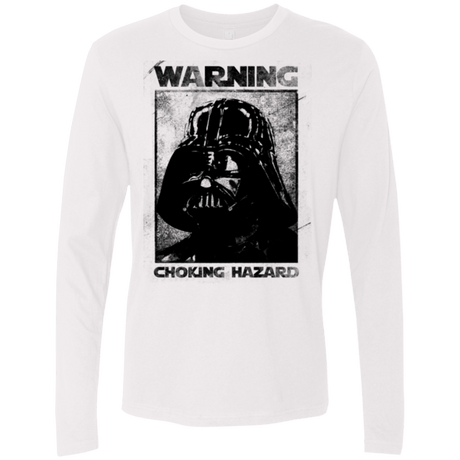 T-Shirts White / Small Choking Hazard Men's Premium Long Sleeve