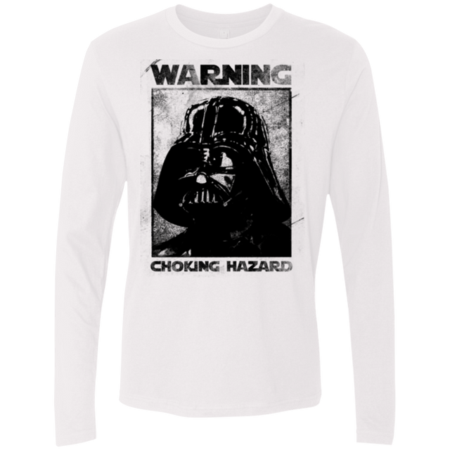 T-Shirts White / Small Choking Hazard Men's Premium Long Sleeve