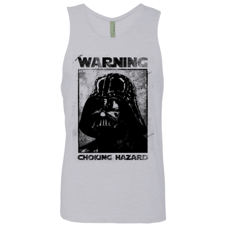 T-Shirts Heather Grey / Small Choking Hazard Men's Premium Tank Top