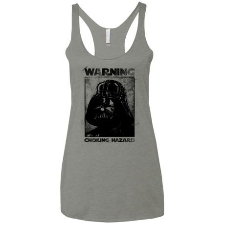 T-Shirts Venetian Grey / X-Small Choking Hazard Women's Triblend Racerback Tank