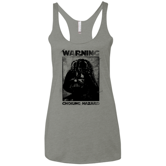 T-Shirts Venetian Grey / X-Small Choking Hazard Women's Triblend Racerback Tank