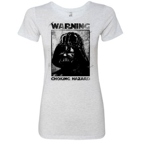 T-Shirts Heather White / Small Choking Hazard Women's Triblend T-Shirt
